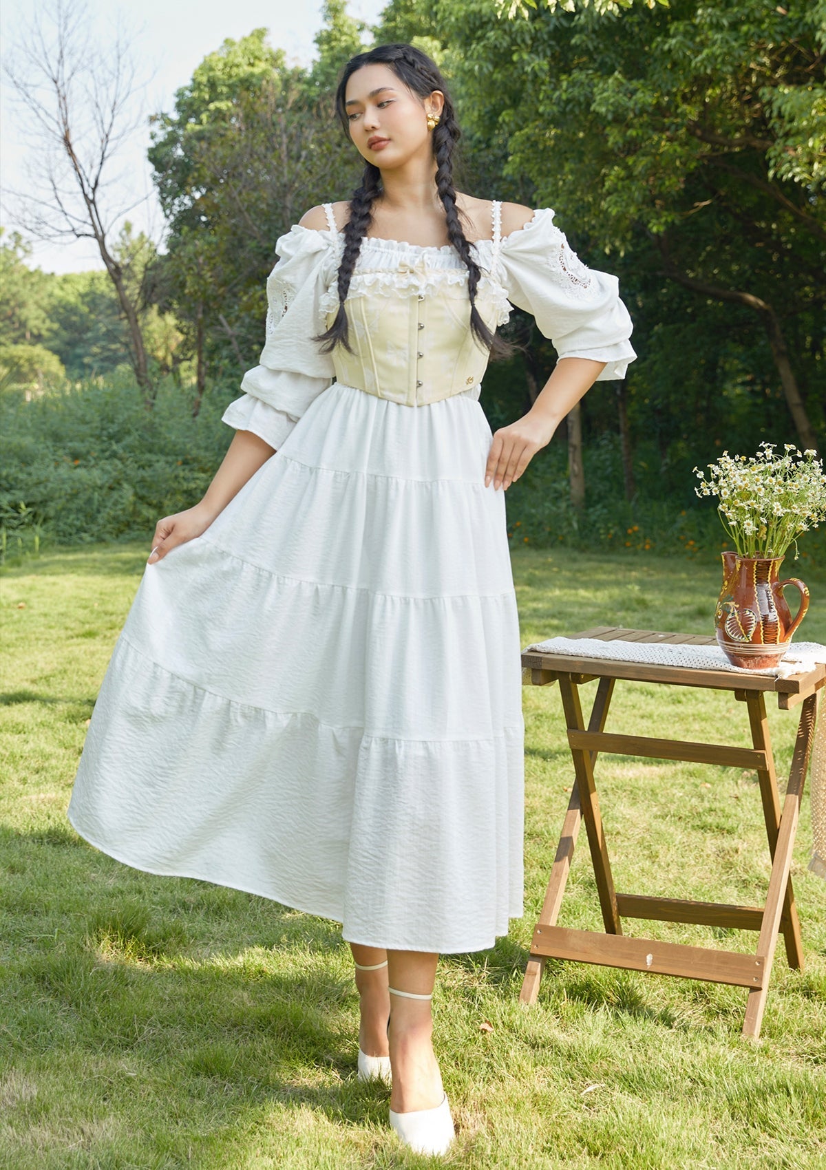 Curve & Plus Princess Belle Corset - LaceMade