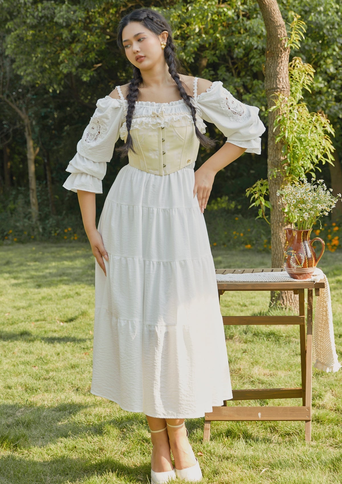 Curve & Plus Princess Belle Corset - LaceMade
