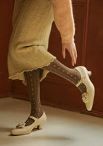 Miss Flower Knitted Pantyhose