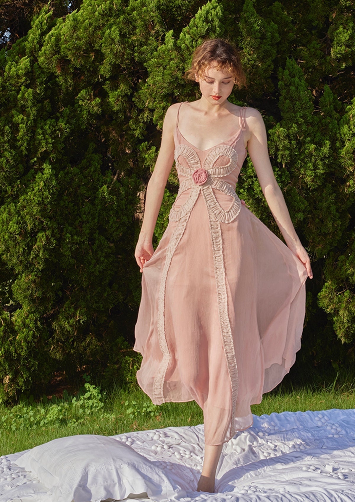Floating Butterfly Maiden Dress - LaceMade