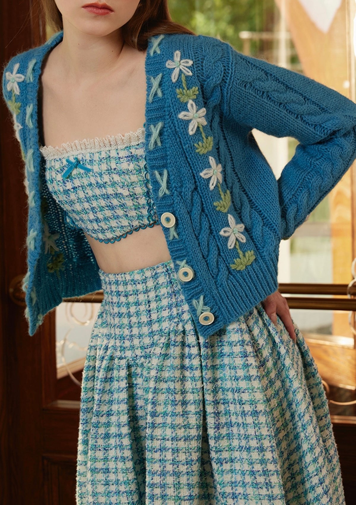 Fragrant Flower Cardigan - LaceMade