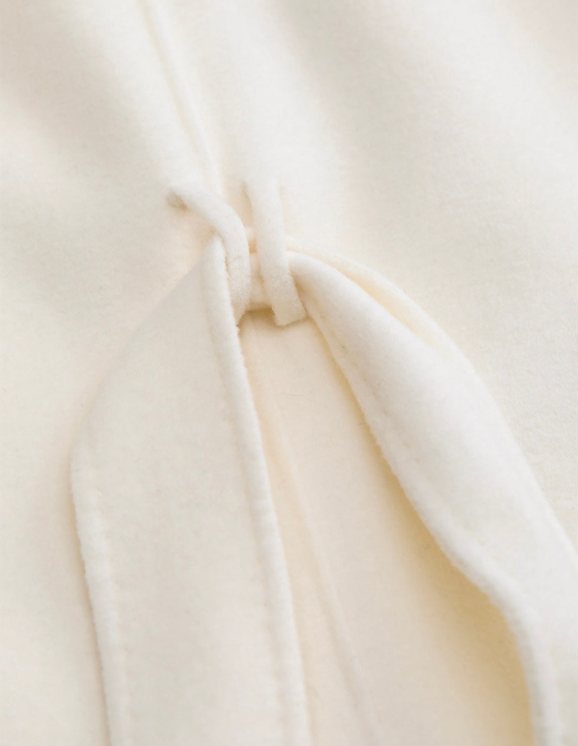 Double- faced wool overcoat