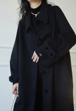 Double- faced wool overcoat