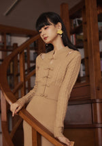 Oriental Cheongsam Knitted Cardigan