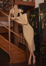 Oriental Cheongsam Knitted Cardigan