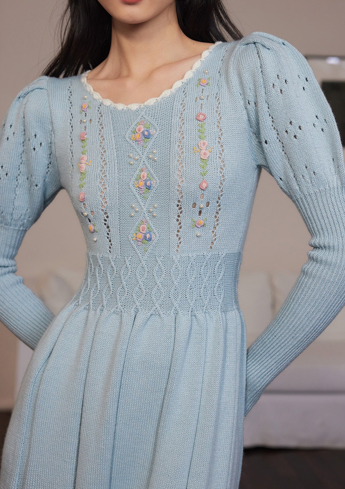 Bird & Flower Knitted Dress