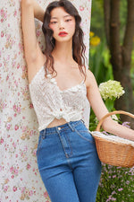 Mangoshake/Cranberry Juice/Milk Cap Cami - LaceMade