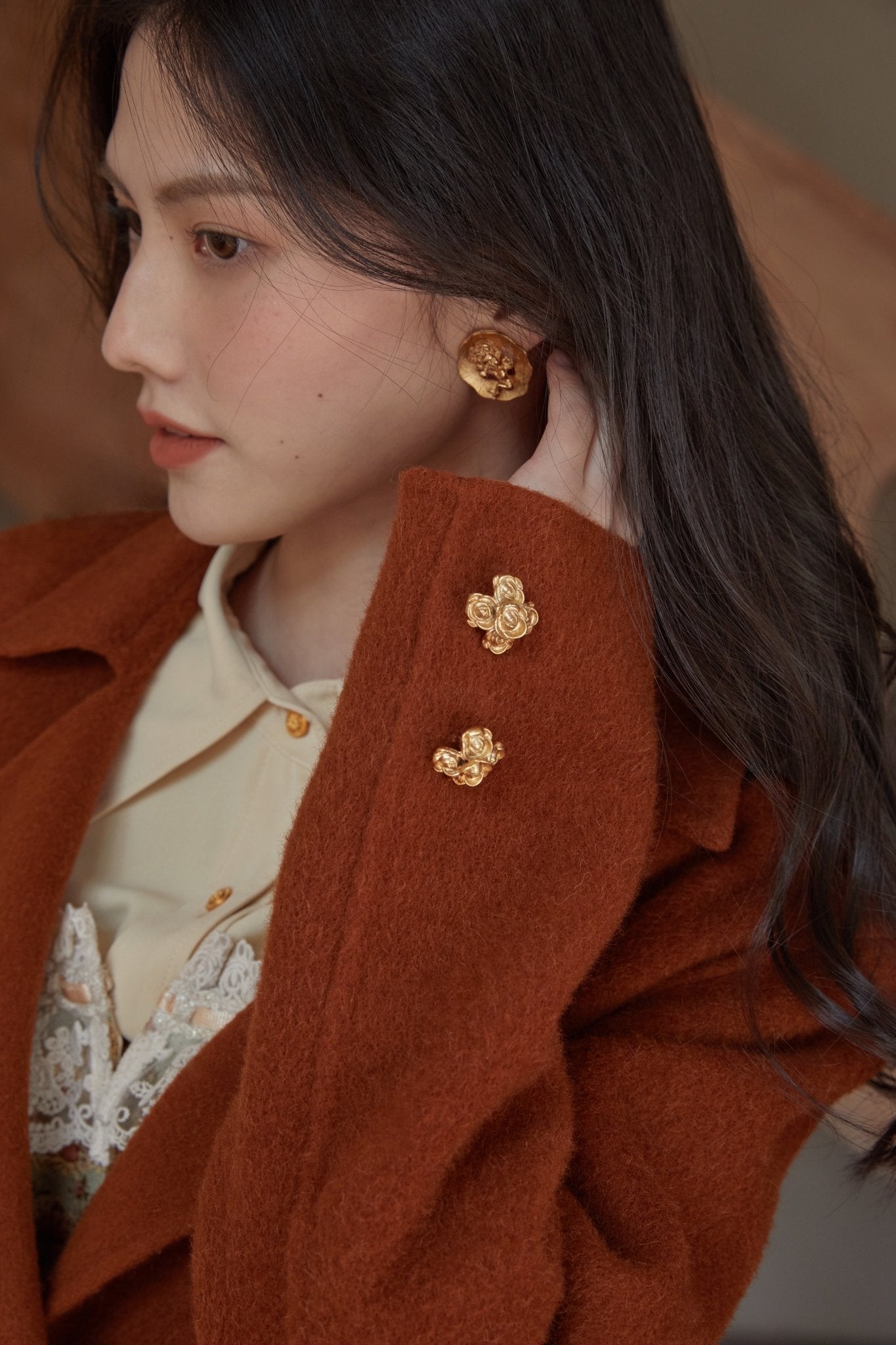Maple leaf Double-faced Overcoat - LaceMade