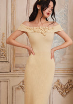 Mint Chocolate Dress (Egg Yolk) - LaceMade