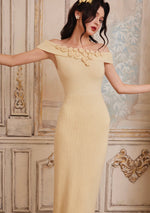 Mint Chocolate Dress (Egg Yolk) - LaceMade