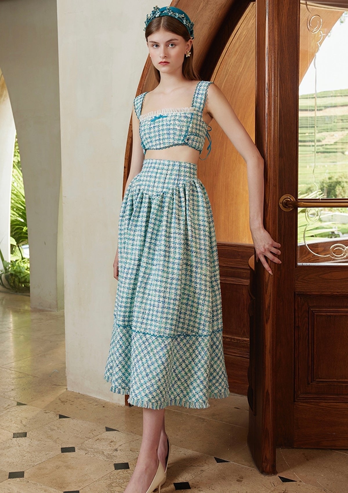 Mint Cookie Corset Skirt - LaceMade