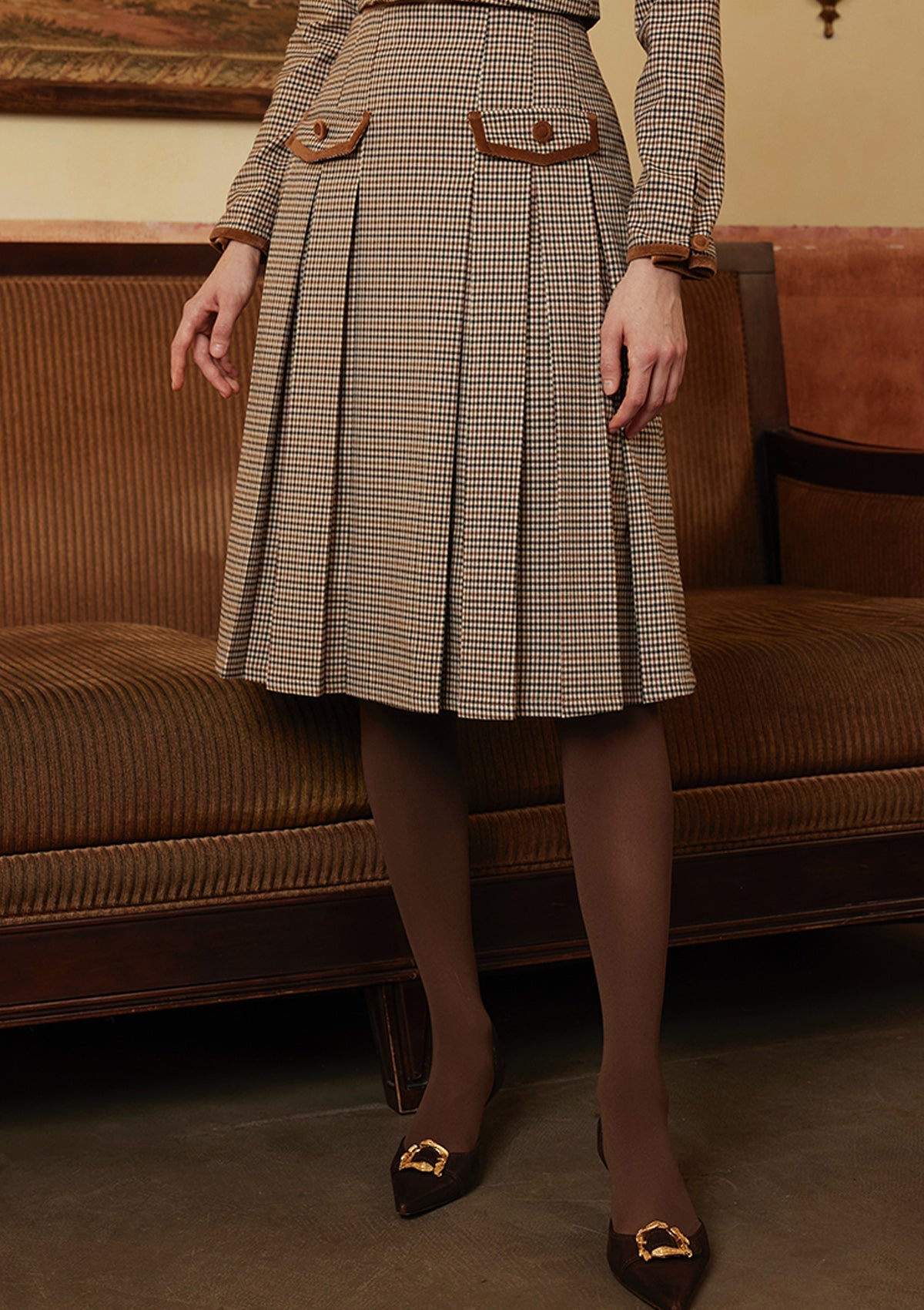 Miss Chestnut Skirt - LaceMade