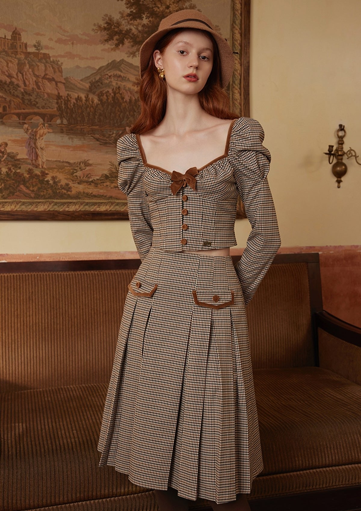 Miss Chestnut Skirt - LaceMade