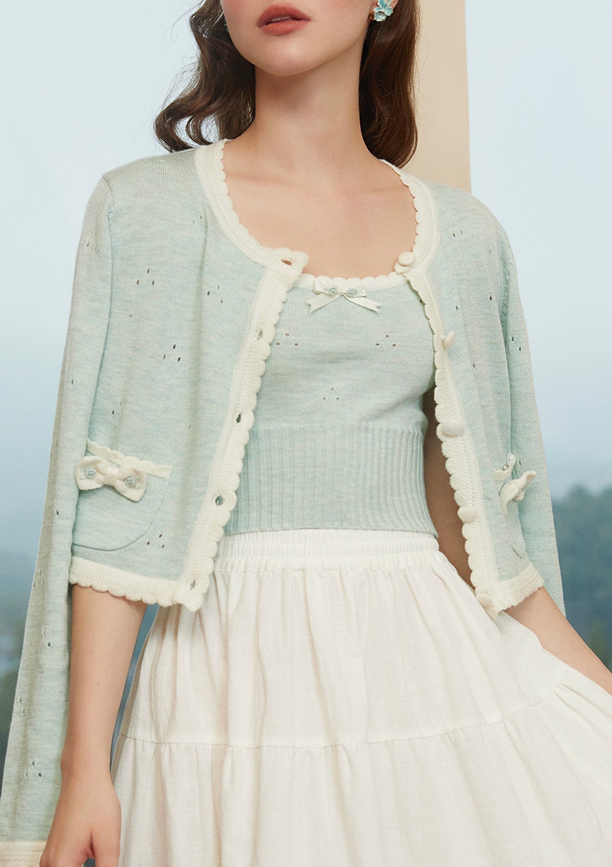 Miss Tivni Cardigan Set - LaceMade