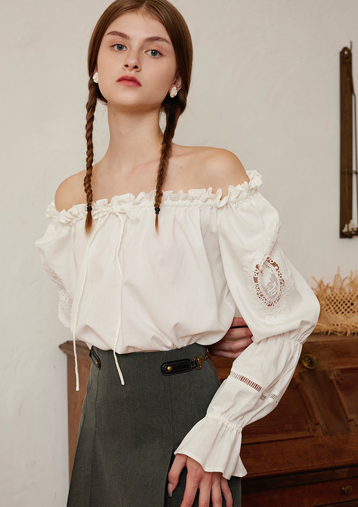 Miss Wheat Blouse - LaceMade