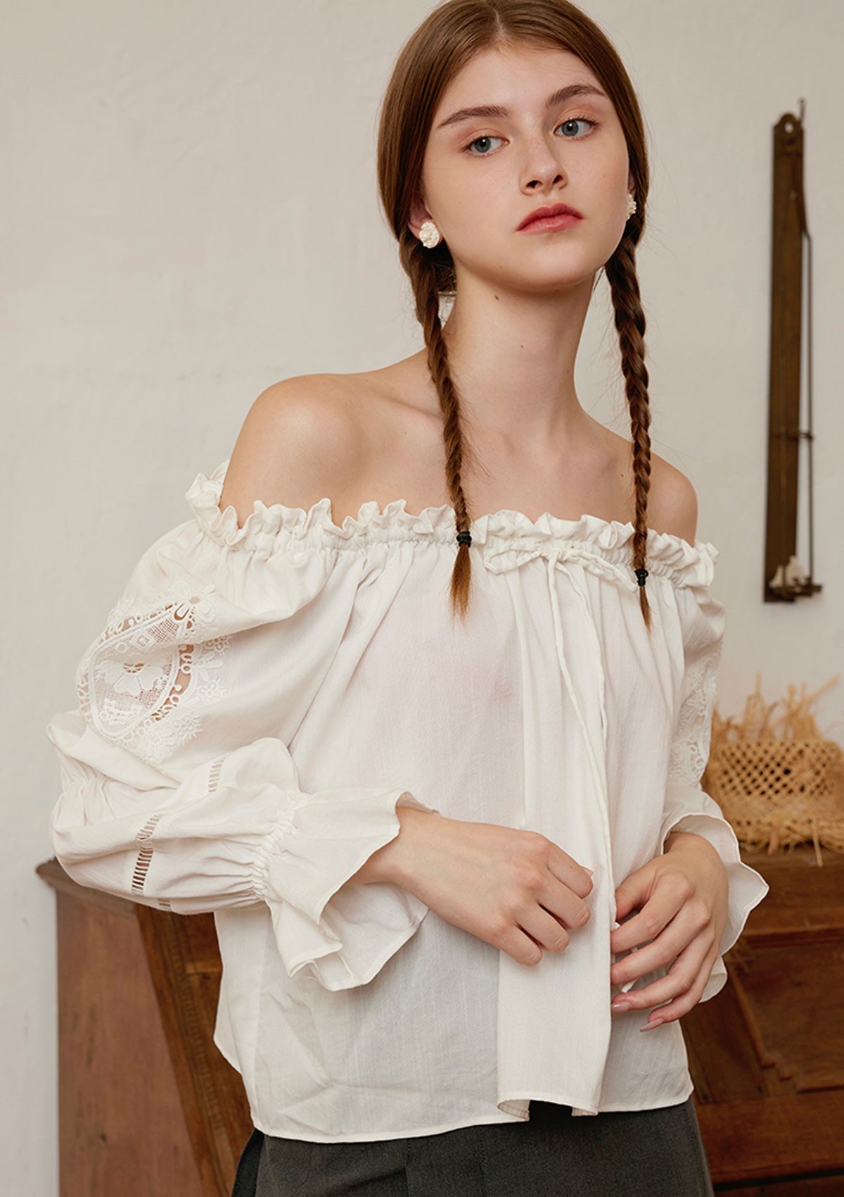 Miss Wheat Blouse - LaceMade