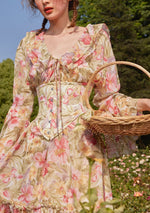 Monet Garden Corset (underbust) - LaceMade