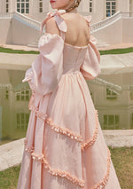 Paeonia Cotton Candy Dress - LaceMade