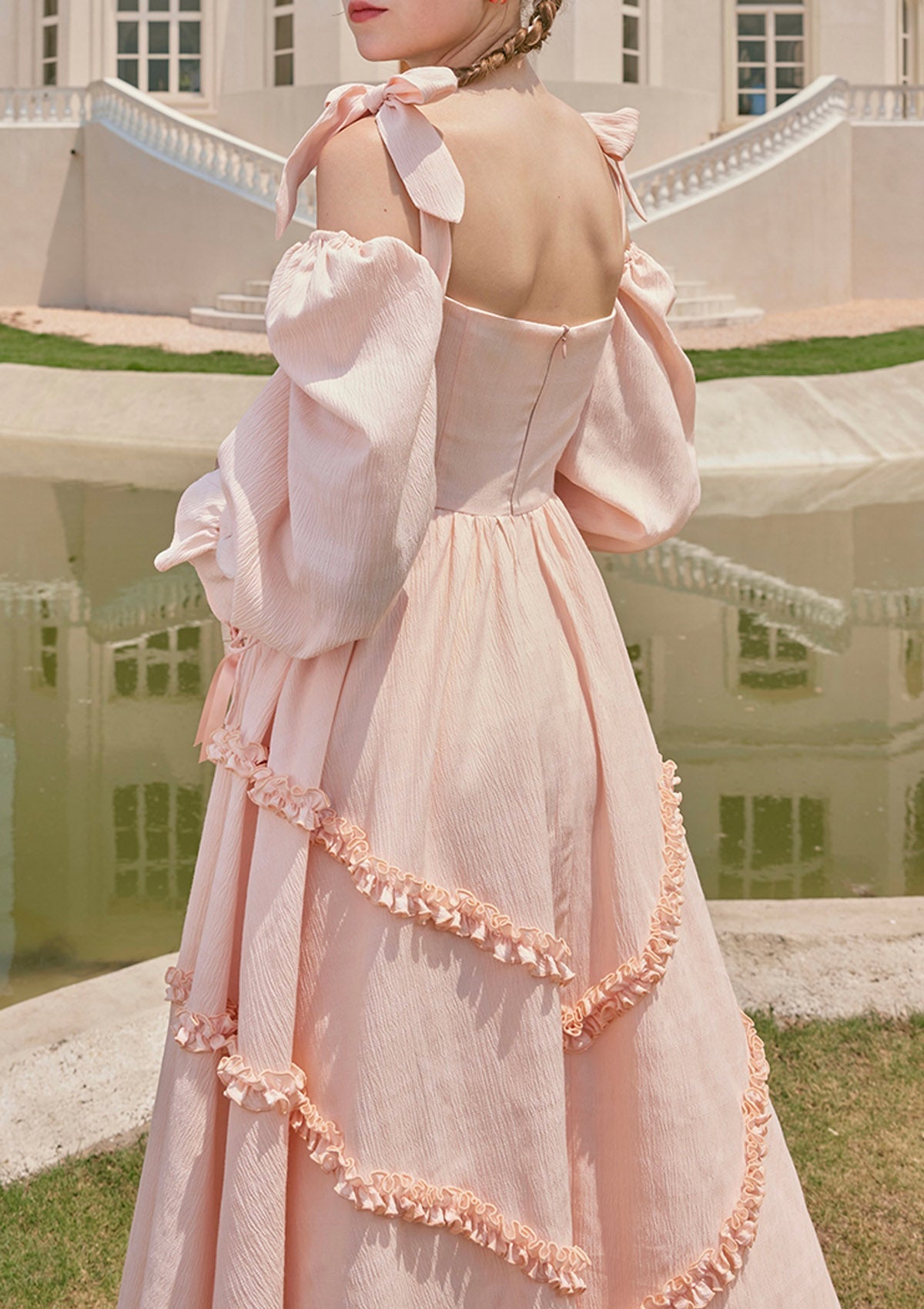 Paeonia Cotton Candy Dress - LaceMade