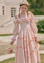 Paeonia Cotton Candy Dress - LaceMade