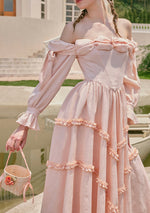 Paeonia Cotton Candy Dress - LaceMade