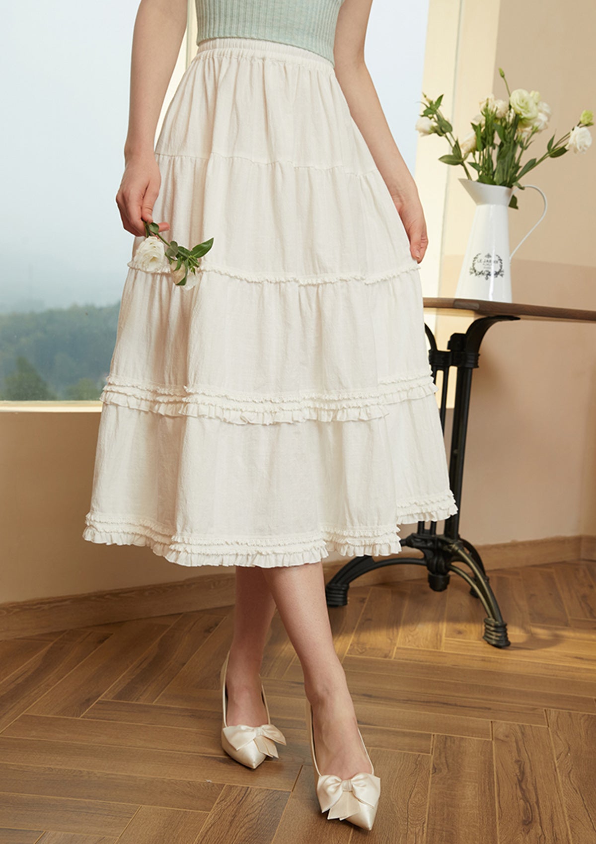 Pandan Coconut Cake Skirt - LaceMade