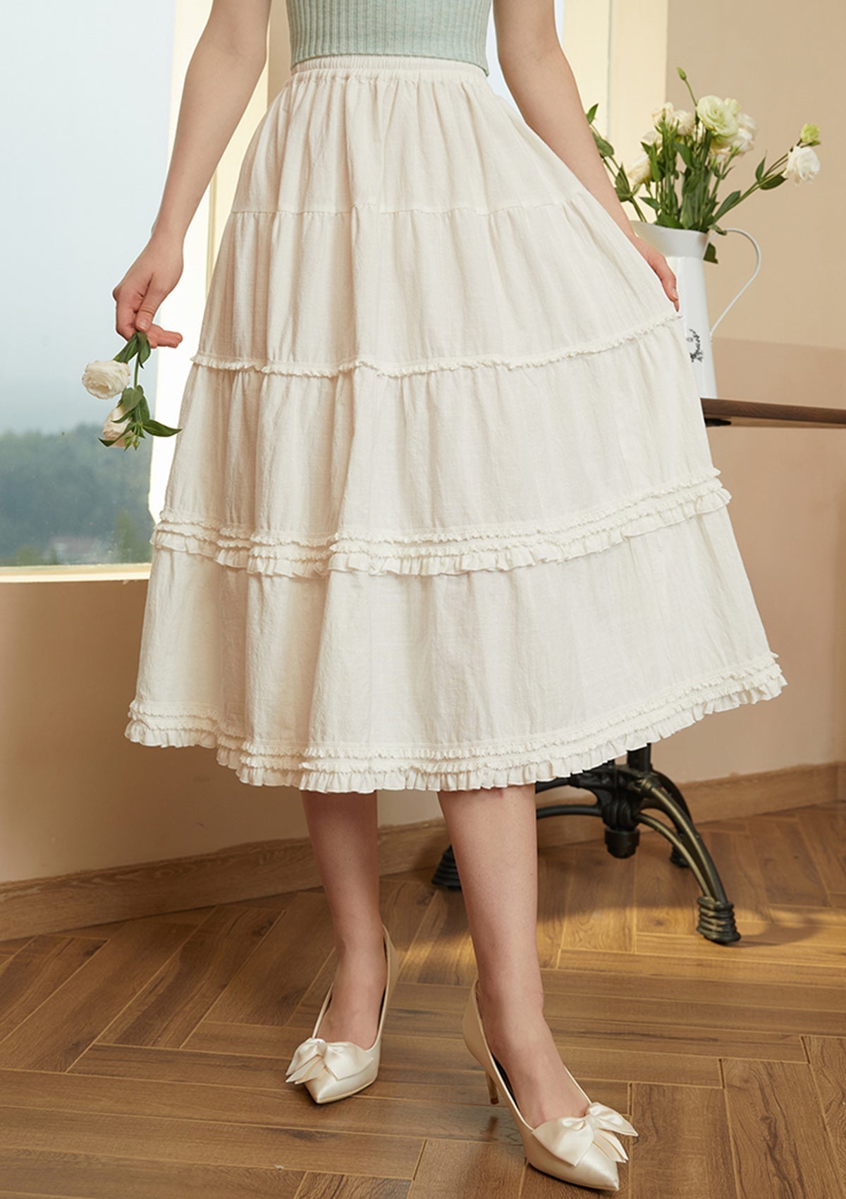 Pandan Coconut Cake Skirt - LaceMade