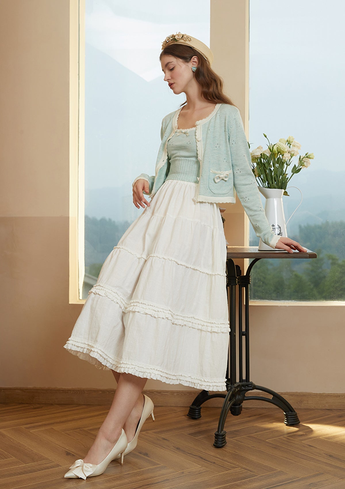 Pandan Coconut Cake Skirt - LaceMade