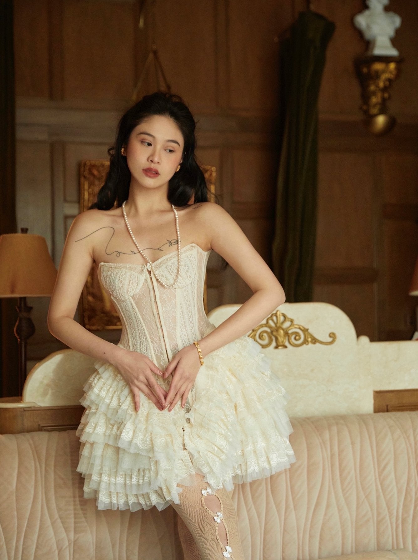 Peerless beauty Corset Dress - LaceMade