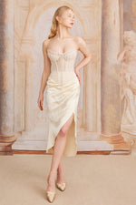 Peerless Beauty Satin Skirt - LaceMade