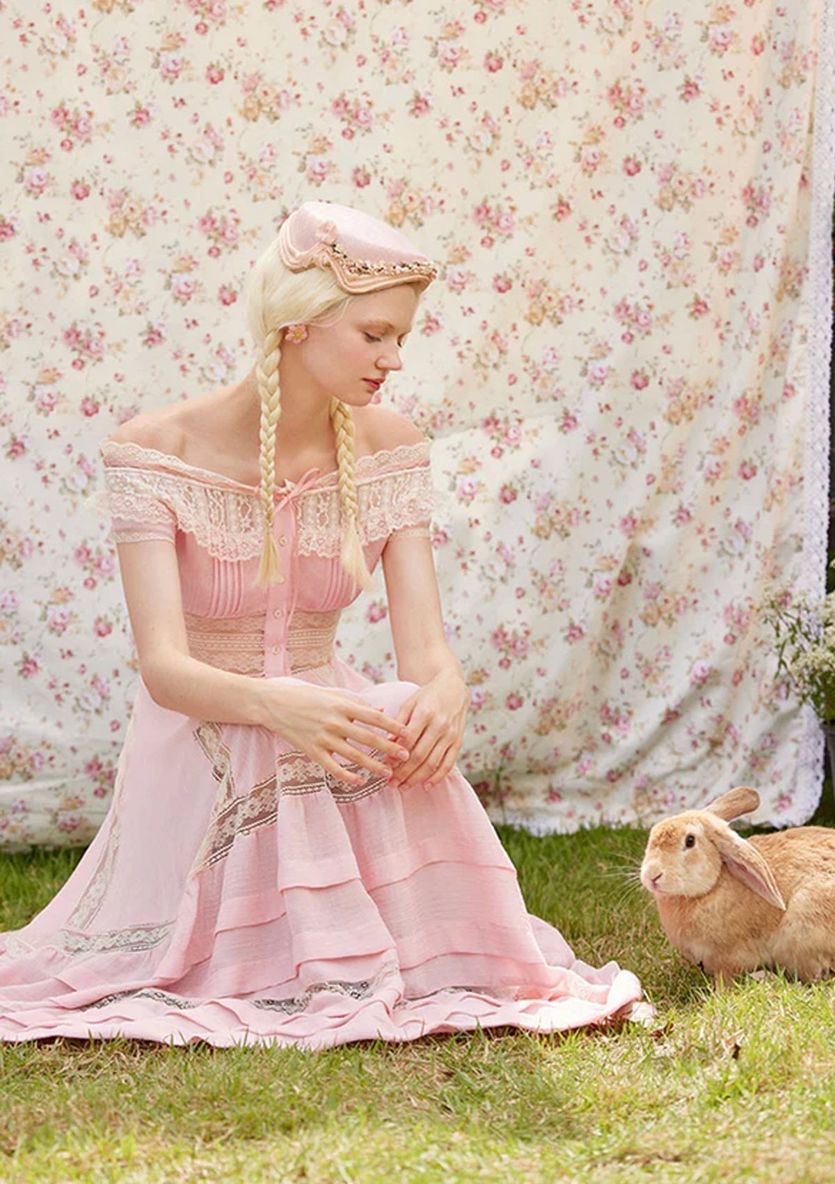 Pink Kite Dress - LaceMade
