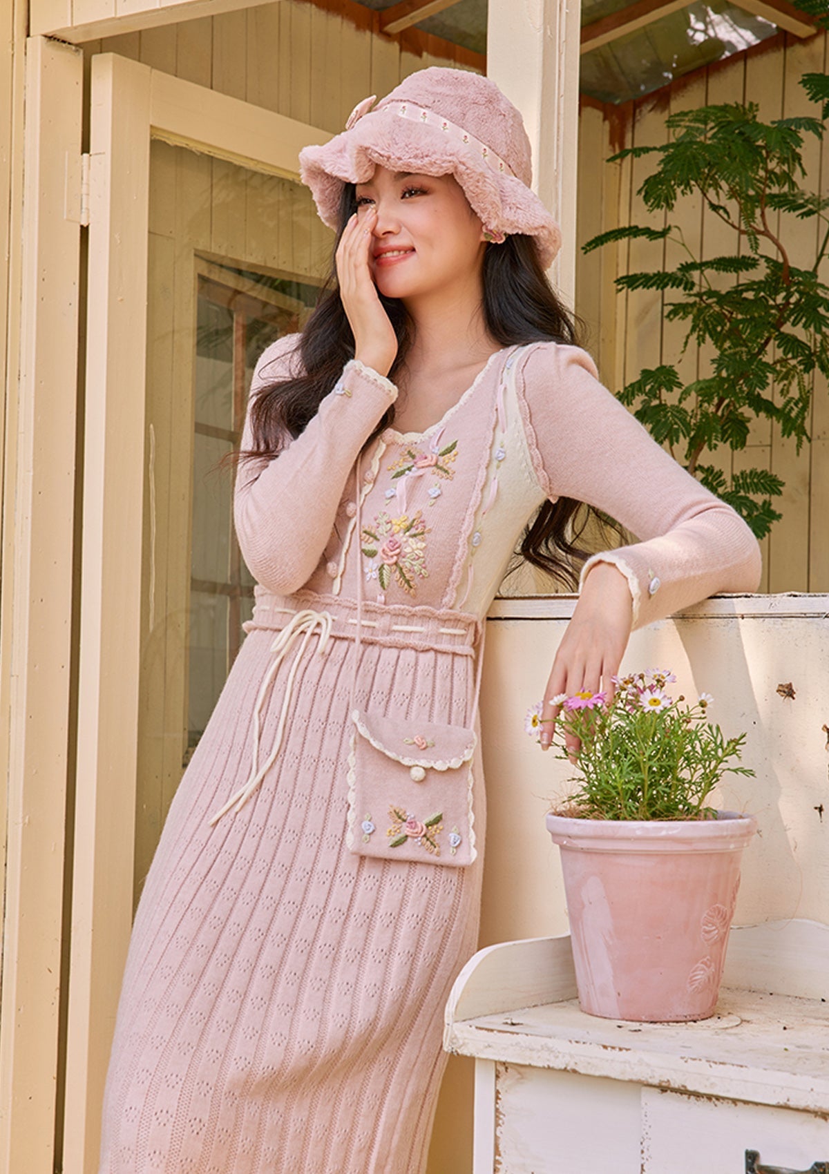 Pink Parterre Bag - LaceMade