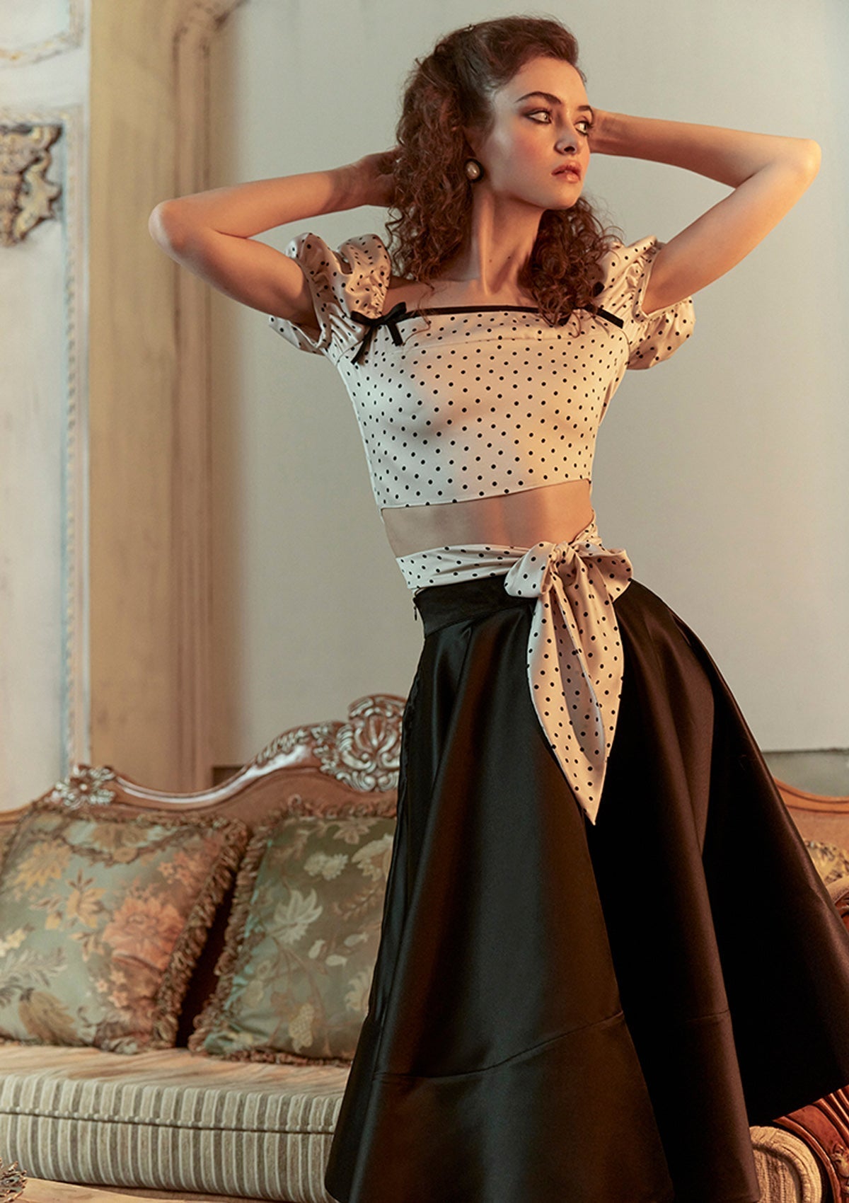 Polka Blouse - LaceMade