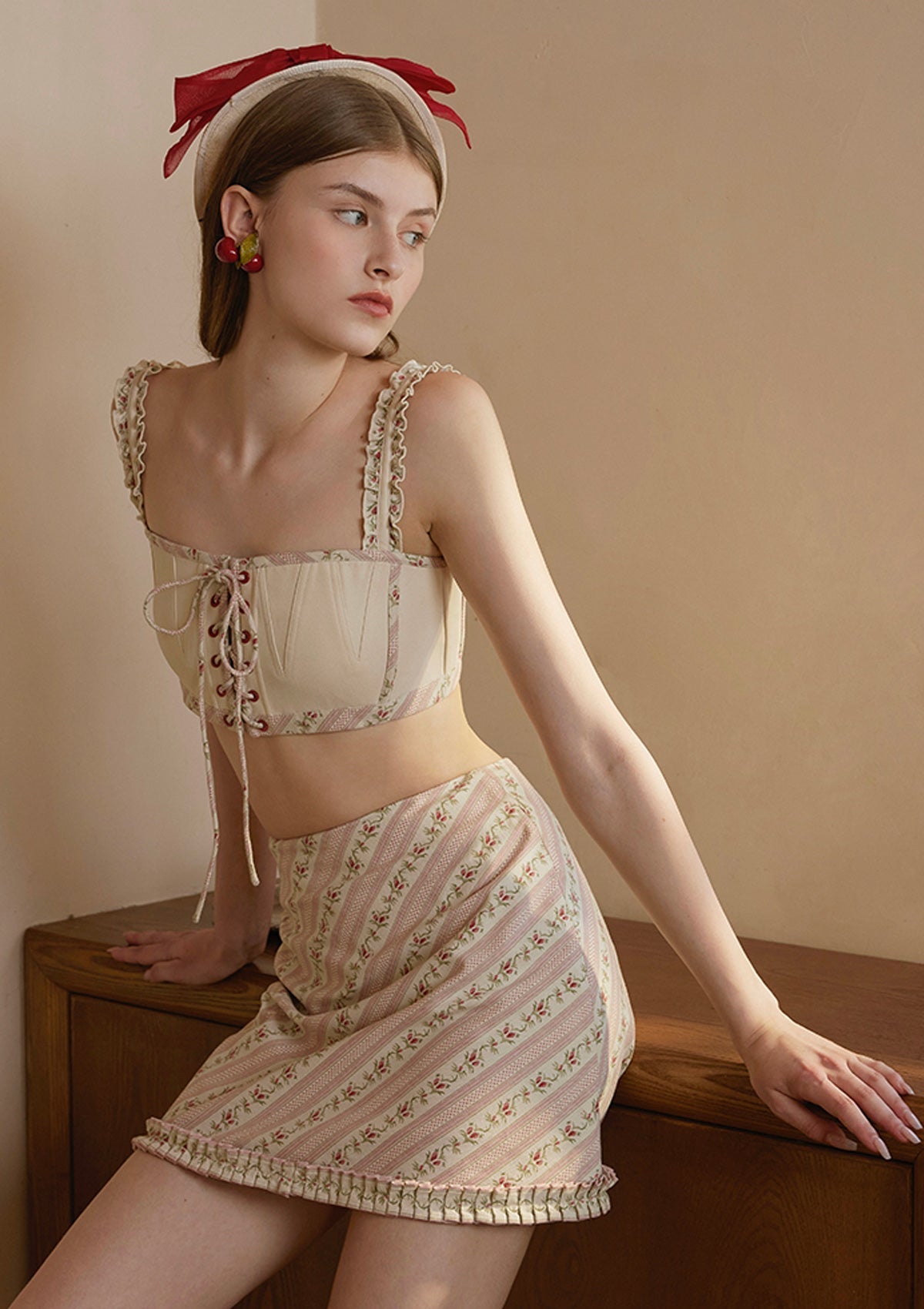 Redcurrant Corset - LaceMade