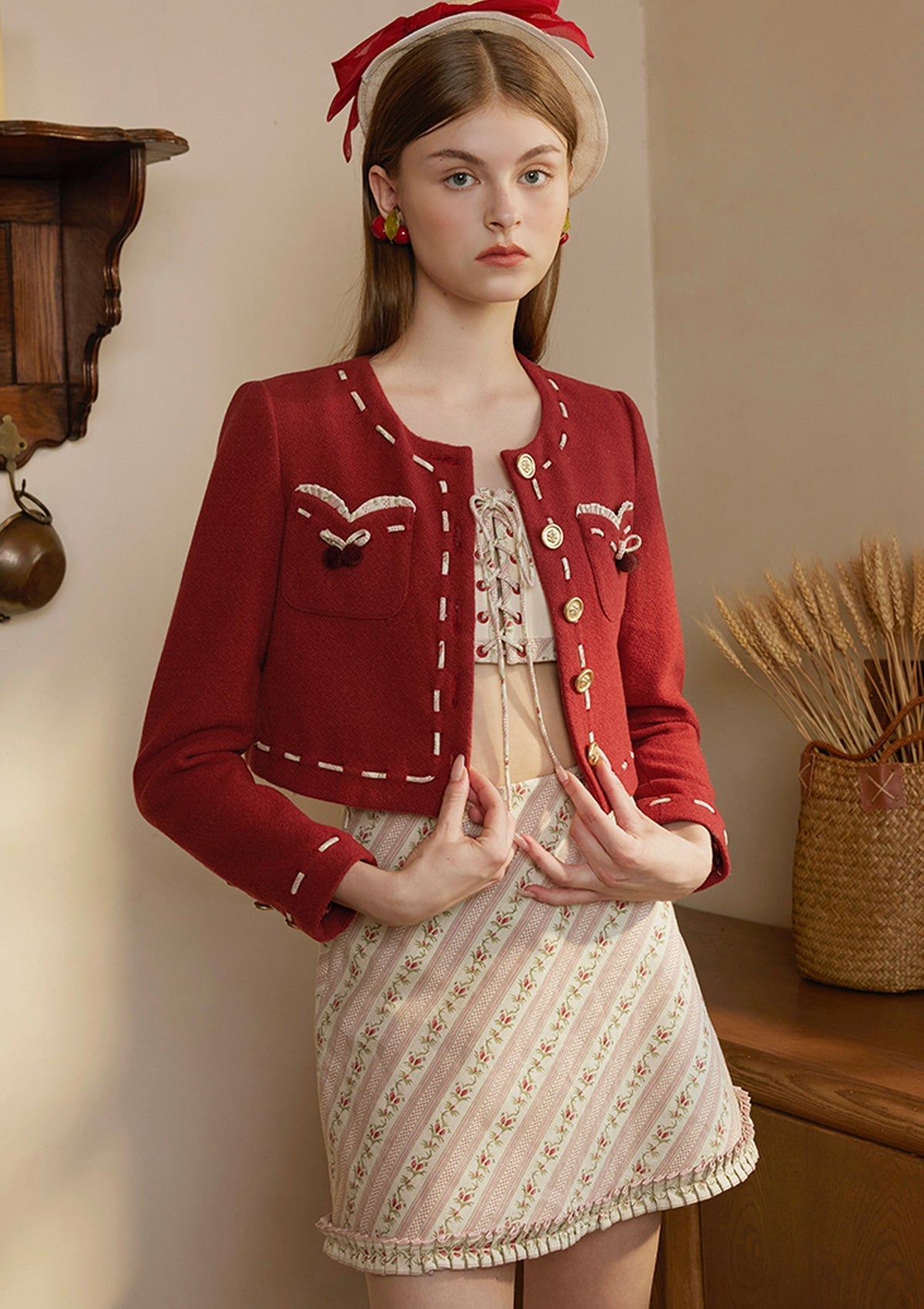Redcurrant Skirt - LaceMade