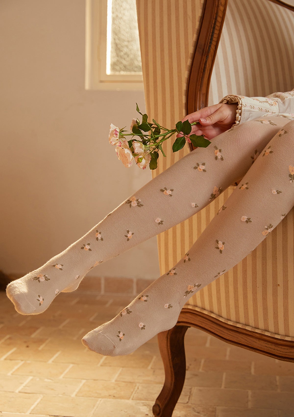 Rhine Flower Pantyhose - LaceMade