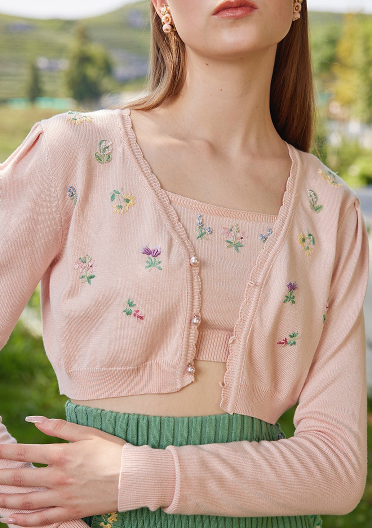 Sicilia Flower Cardigan - LaceMade
