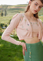 Sicilia Flower Cardigan - LaceMade