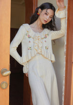 Snow Rose Cardigan - LaceMade