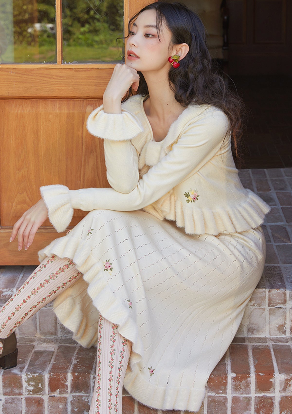 Snow Rose Skirt - LaceMade