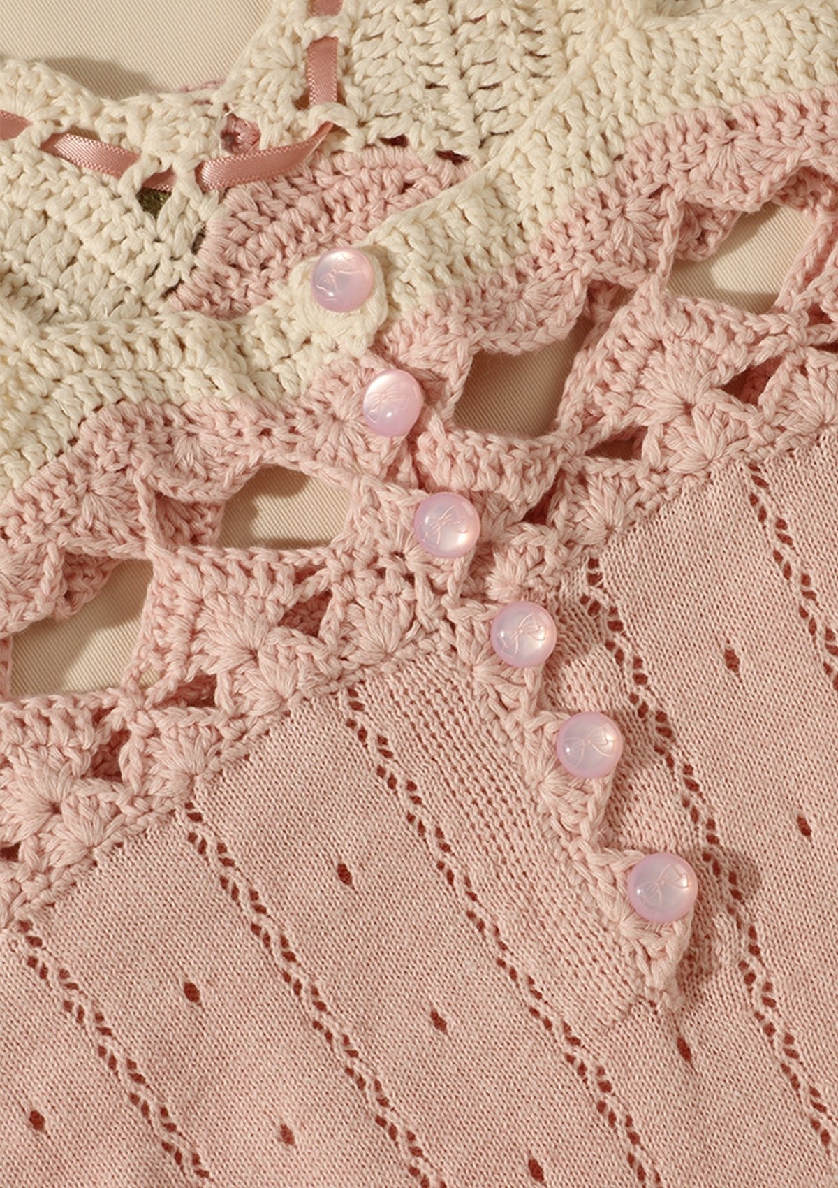 Sweet Bubbly Rose Dress - LaceMade