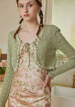 Vanilla Paeonia Cardigan - LaceMade